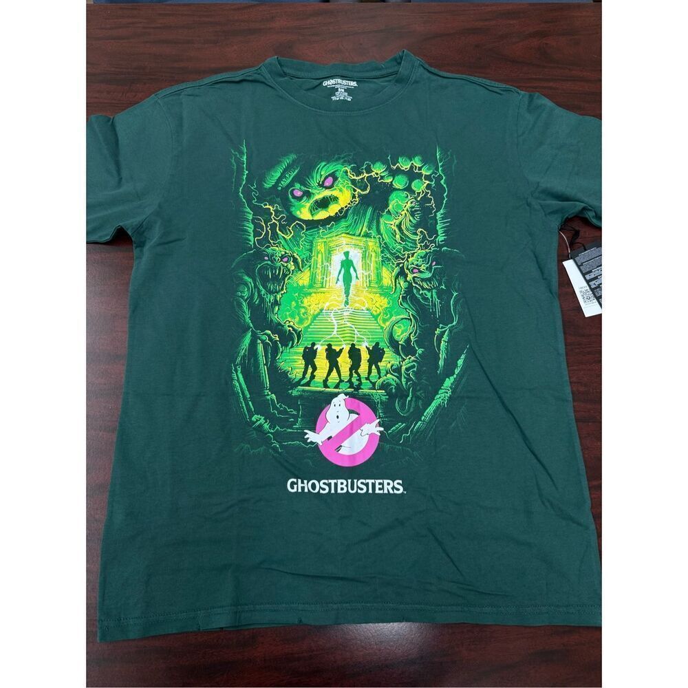 NWT Ghostbusters Oversized Green Short Sleeve Tee Size Small/Medium